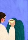 Sipping Coffee Plakat / 70x100cm