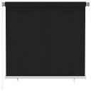 vidaXL Utendørs rullegardin 160x140 cm svart