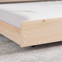  Seng Ramme Naturlig Furu 75 x 190 cm Seng Ramme Rektangulær