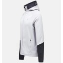 Peak Performance M Rider Essentials Midlayer Zip Hood Antarctica/Motion Grey