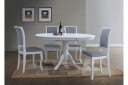 Critz Forlengningsbart Spisebord 106-141 cm Ovalt - Hvit
