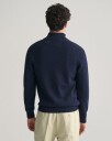 Gant Bomullsgenser med half-zip EVENING BLUE S