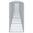 Gabionkurv med deksel 600x50x100 cm galvanisert jern