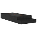 Oppbevarings Sengramme Svart Eik 75x190 cm