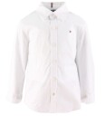 Tommy Hilfiger Solid Stretch Poplin Shirt L/S - White - 122