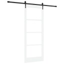 vidaXL Glidende dør med hardware-sett "ORKDAL"Hvit 83x211 cm