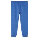  Joggebukser for barn blå melert 140