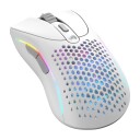 Glorious Model D 2 Wireless Gamingmus - Optisk - 19000 DPI - Hvit
