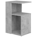 vidaXL Sidebord betonggrå 36x30x56 cm sponplate