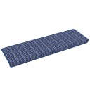  Selvlimende trappematter Stripete 15 pcs Blå 65 x 21 x 4 cm