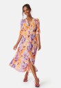 YAS Yasfarron 2/4 Midi Dress S. Show Multi/patterned 40