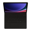Samsung Book Cover Keyboard AI til Galaxy Tab S9/S9 FE - Nordisk Svart