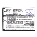 Cameron Sino Batteri til kamera for Toshiba Camileo X200, Camileo X400, Camileo X416 HD