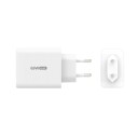 J5 Create 65W GaN 3-Port Strømadapter med USB-C og USB-A - Hvit