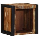 Nattbord 2 stk flerfarget 40x35x40 cm gjenvunnet heltre