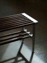 Essem Design Nostalgi Benk 100 cm Valnøtt / Aluminium