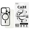 CARE by PanzerGlass Flagship Case Transparent Urban Combat w. Black MagSafe iPhone 15 Pro