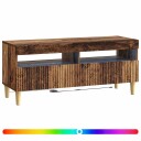 vidaXL LED TV skap Gammelt tre Konstruert tre