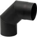 150 mm Metalbestos albuerør 90° med avfasing black