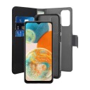 Puro 2-i-1 Flip-Cover Lommebokdeksel for Samsung Galaxy A23 4G/5G - Sort