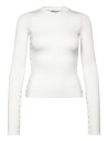 Weekday Press Studs Long Sleeve White L