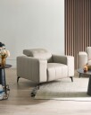 Lenestol Ommel   Lys beige
