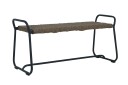 Brafab Midway benk Svart/natur 110 cm Svart