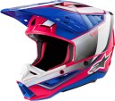 Alpinestars S-M5 Sail 2024 Motocross Hjelm XL Hvit Rosa Blå