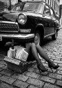 Fixing the Car Plakat Plakat / 70x100cm