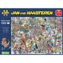 Jumbo Puzzle Jan van Haasteren - The Hairdressers (1000 pcs)