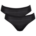 Sloggi Truser 2P ZERO Motion Ultra High Leg Brief Svart polyester X-Large Dame