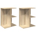  Nattbord 2 stk sonoma eik 46,5x29x61 cm konstruert tre 8721158575340