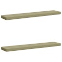 vidaXL 2 delt benkpute VUGHT 2 pcs 100% Polyester Lys grønn