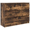 Skjenk røkt eik 100x35x76 cm konstruert tre