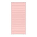  plisségardin Rosa 90x200 cm Stoff Bredde 89,4 Polyester