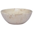 vidaXL Vask 53x40x15 cm marmor kremhvit