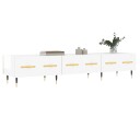 vidaXL TV-benk høyglans hvit 150x36x30 cm konstruert tre 8720845945039