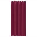  Gardiner med gardiner 2 pcs Vinrød Polyester