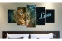 Bilde Gold Lion 100x50 Artgeist sp. z o. o.