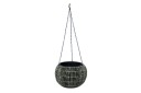 Wicker Hengende Krukke D32xH22 cm Grå  