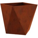 vidaXL Plantekassed Rusten 50 x 50 x 50 cm Cortenstål