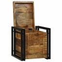  Oppbevaringskiste   40 x 40 x 40 cm Solid Grovt Mangotre