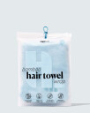 Bamboo Hair Towel Wrap, Blue - 1 stk