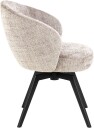Darlene spisestuestoler med armlene chenille beige.