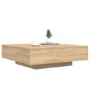  Salongbord sonoma eik 100x100x31 cm konstruert tre 836597