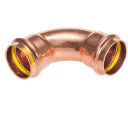 10 stk >B< TRYKK GASS CU 15 BEND 2MF 90
