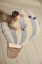 FILIBABBA Pearl Blue Tufted Rug Air Balloon