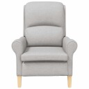  lenestol Skygrå 76 x 94 x 102 cm stoff