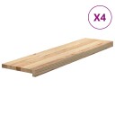  4 Stk Ubehandlet 100x30x2cm Heltre Eik