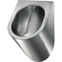 VEGGMONTERT URINAL I RUSTFRITT STÅL TILKOBLING BAK Rustfritt stål